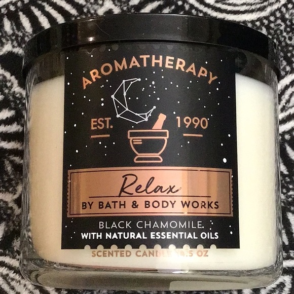 Bath & Body Works Other - Bath and body works black chamomile candle